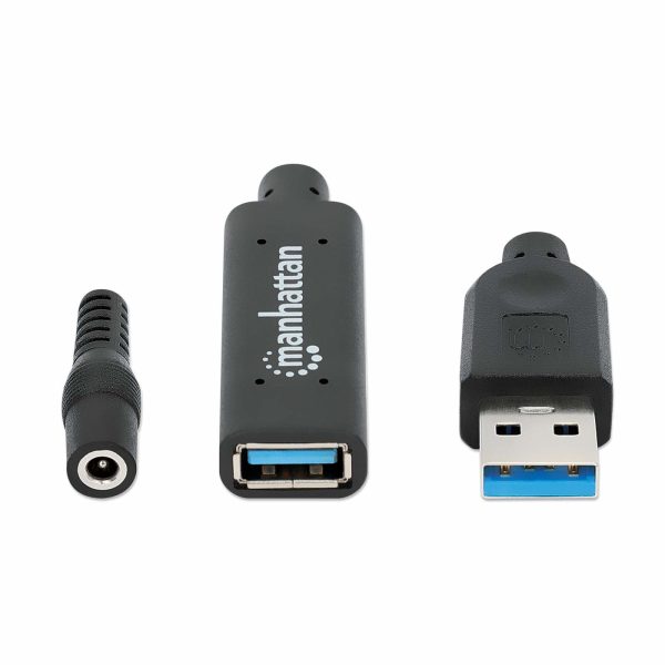Manhattan 153768 cable USB USB 3.2 Gen 1 (3.1 Gen 1) 15 m USB A Negro - Imagen 3