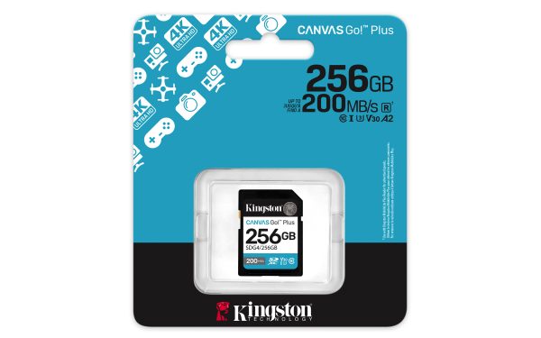 Kingston Technology Canvas Go! Plus 256 GB SDXC UHS-I Clase 10 - Imagen 3