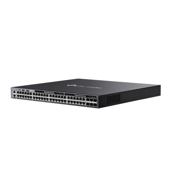 TP-Link Omada SG6654XHP dispositivo de redes Gestionado L3 Gigabit Ethernet (10/100/1000) Energía sobre Ethernet (PoE) 1U Negro - Imagen 2