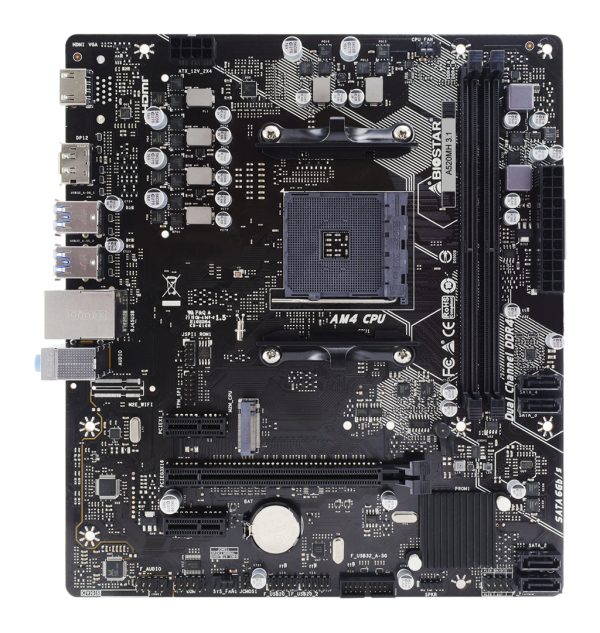 Biostar A520MH 3.1 placa base AMD A520 Enchufe AM4 Micro ATX - Imagen 2