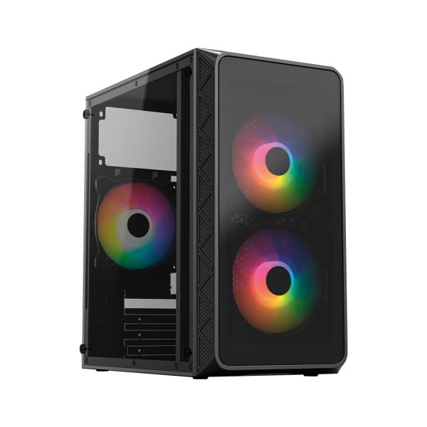 Acteck Doom Pro Crystal GI730 Mini Tower Negro 600 W - Imagen 2
