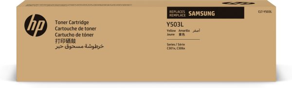 Samsung Cartucho de tóner original HP CLT-Y503L de alto rendimiento, amarillo - Imagen 3