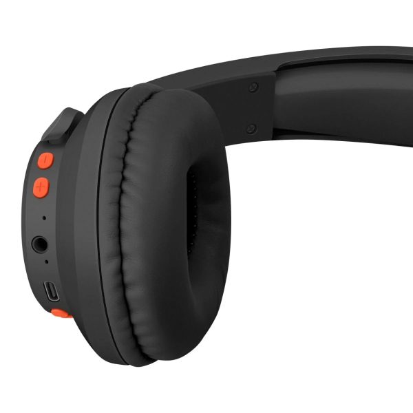 Steren AUD-7630NE audífono y auriculare Auriculares Inalámbrico Diadema Llamadas/Música USB Tipo C Bluetooth Negro - Imagen 3