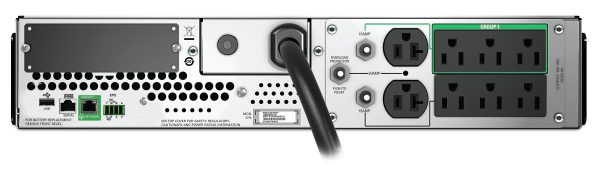 APC SMT2200RM2UC sistema de alimentación ininterrumpida (UPS) Línea interactiva 2.2 kVA 1980 W 8 salidas AC - Imagen 3
