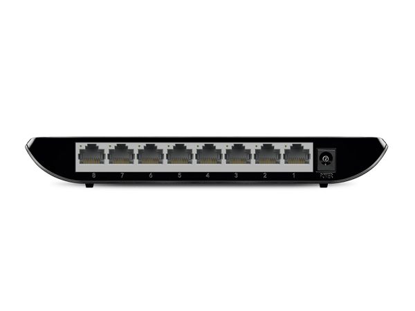 TP-Link TL-SG1008D dispositivo de redes No administrado Gigabit Ethernet (10/100/1000) Negro - Imagen 4
