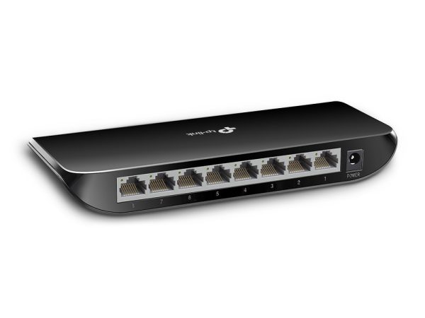 TP-Link TL-SG1008D dispositivo de redes No administrado Gigabit Ethernet (10/100/1000) Negro - Imagen 3