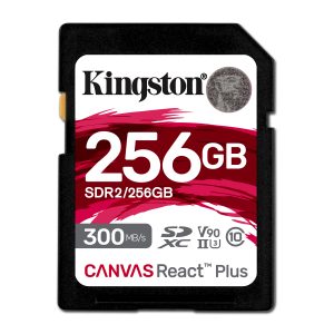 Kingston Technology Canvas React Plus 256 GB SD UHS-II Clase 10