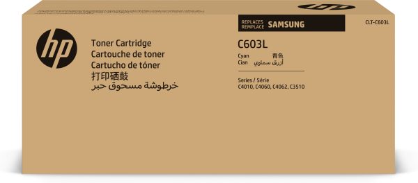 HP CLT-C603L High-Yield Cyan Original Toner Cartridge cartucho de tóner - Imagen 2