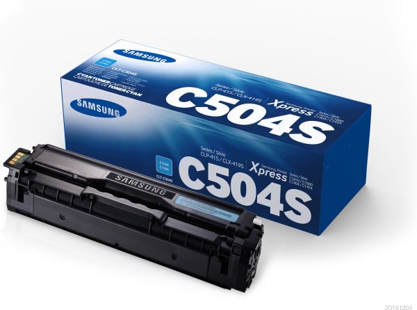 Samsung Cartucho de tóner CLT-C504S cian - Imagen 2