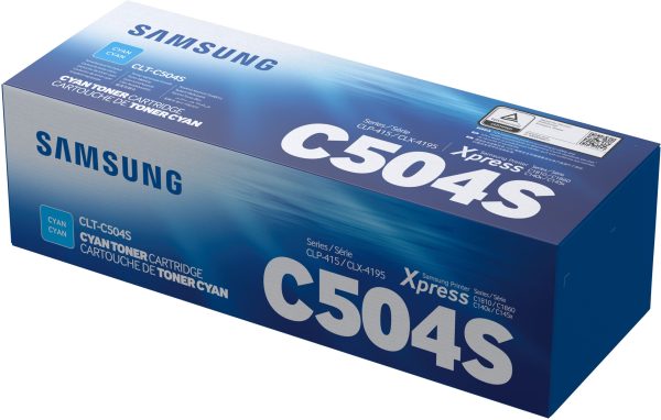 Samsung Cartucho de tóner CLT-C504S cian - Imagen 3