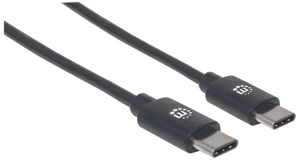 Manhattan 354875 cable USB USB 2.0 2 m USB C Negro - Imagen 2