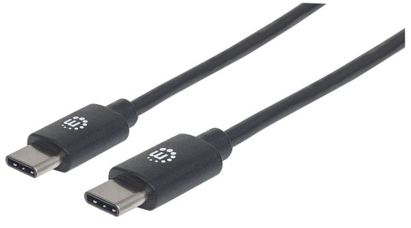 Manhattan 354875 cable USB USB 2.0 2 m USB C Negro