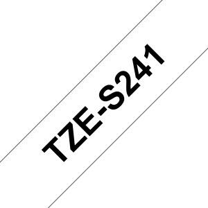 Brother TZE-S241 cinta para impresora de etiquetas Negro sobre blanco TZ