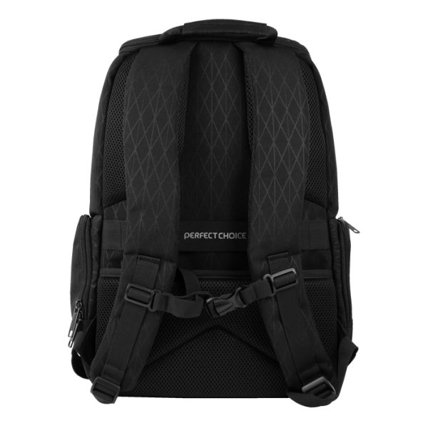 Perfect Choice PC-084259 maletín para laptop 43.2 cm (17") Mochila Negro - Imagen 4