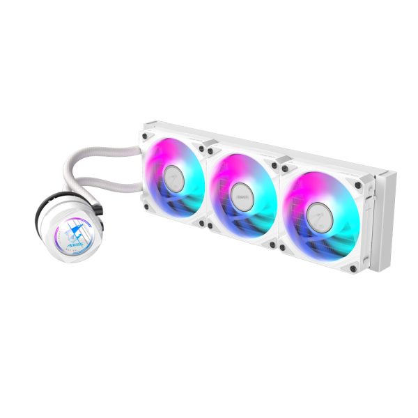 GIGABYTE AORUS WATERFORCE II 360 ICE Procesador Refrigerador de líquidos todo en uno 12 cm Blanco - Imagen 2