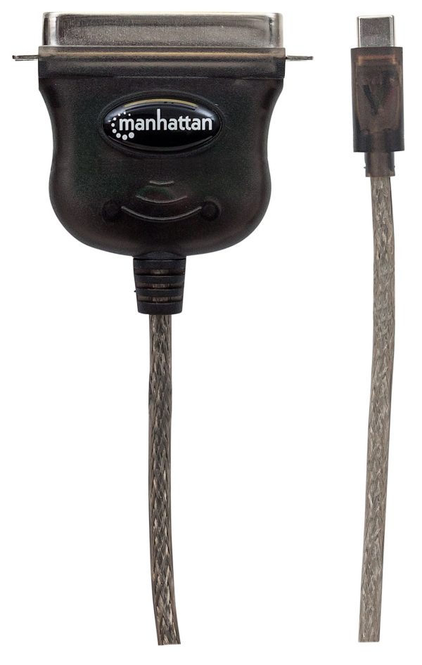 Manhattan Convertidor para Impresora USB-C Full Speed a Paralelo Cen36 USB-C Macho a Cen36 Hembra, 1 m (3 ft.), Negro - Imagen 4