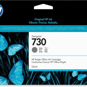 HP Cartucho de tinta DesignJet 730 gris de 130 ml