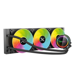 XZEAL XZCO411B sistema de refrigeración de computadora Procesador Kit de enfriamiento líquido 12 cm Negro