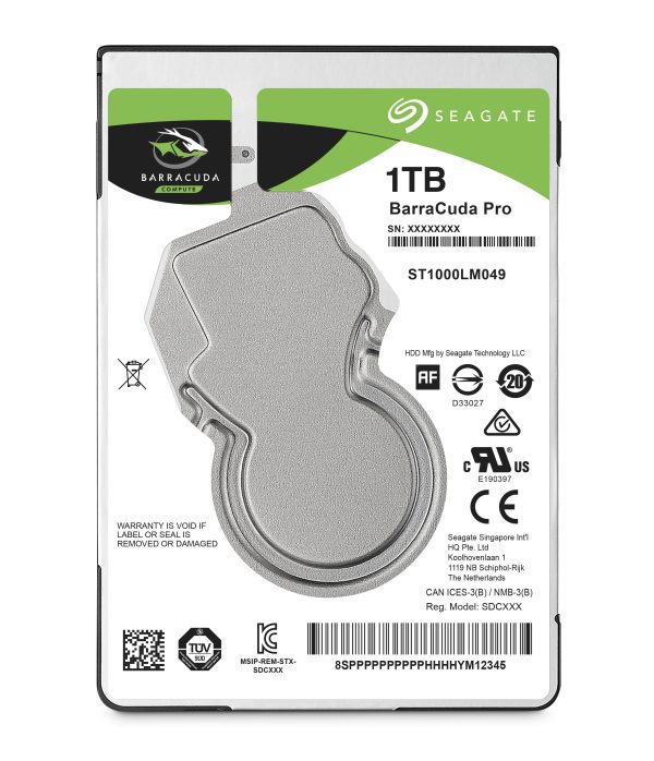 Seagate Barracuda Pro disco duro interno 1 TB 7200 RPM 128 MB 2.5" Serial ATA III