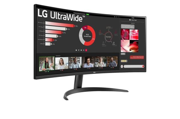 LG 34WR50QK-B pantalla para PC 86,4 cm (34") 3440 x 1440 Pixeles Wide Quad HD Negro - Imagen 4