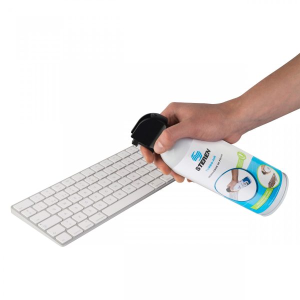 Steren TURBO-AIR kit de limpieza para equipos Computadora portátil Filtro de aire comprimido de limpieza de equipos - Imagen 2