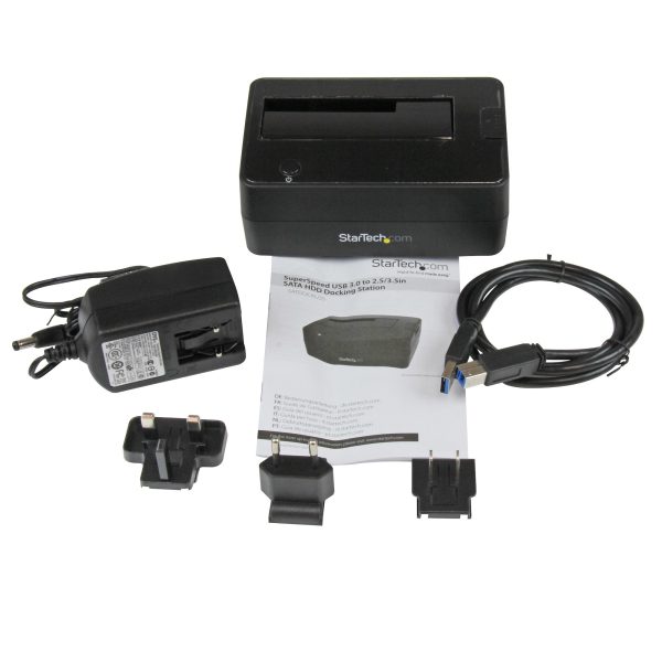 StarTech.com Docking Station USB 3.0 (5Gbps) a SATA de 1 Bahía para Disco Duro - Base USB 3.0 (5Gbps) para Discos Duros SSD de 2,5/3,5 SATA I/II/III - de Carga Superior - Imagen 4