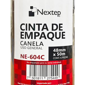 Nextep NE-604C cinta adhesiva de papelería o oficina 50 m Café 6 pieza(s)