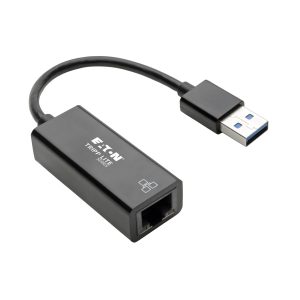 Tripp Lite U336-000-R Adaptador de Red NIC USB 3.0 a Gigabit Ethernet, 10Mbps / 100Mbps / 1000Mbps, Negro