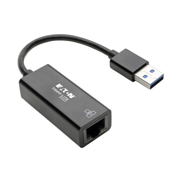 Tripp Lite U336-000-R Adaptador de Red NIC USB 3.0 a Gigabit Ethernet, 10Mbps / 100Mbps / 1000Mbps, Negro