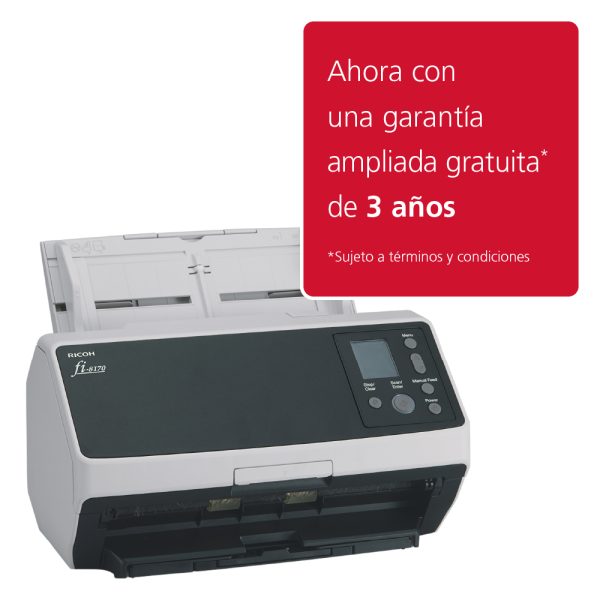 Ricoh fi-8170 ADF + Escáner de alimentación manual 600 x 600 DPI A4 Negro, Gris - Imagen 2