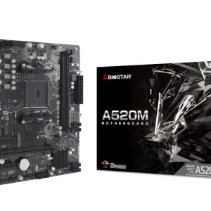 Biostar A520MH 3.1 placa base AMD A520 Enchufe AM4 Micro ATX