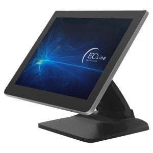 ECLine EC-FS-1538 J4125 2 GHz Todo-en-Uno 38.1 cm (15") 1024 x 768 Pixeles Pantalla táctil Negro