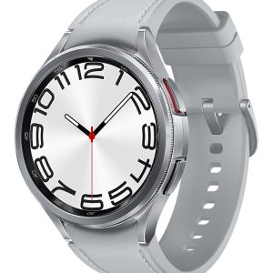 Samsung Galaxy Watch6 Classic SM-R965F 3,81 cm (1.5") OLED 47 mm Digital 480 x 480 Pixeles Pantalla táctil 4G Plata Wifi GPS (satélite)