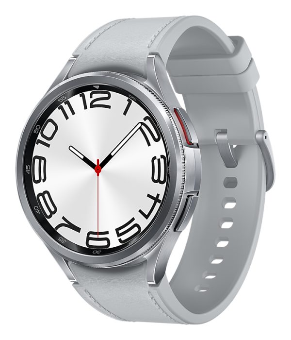 Samsung Galaxy Watch6 Classic SM-R965F 3,81 cm (1.5") OLED 47 mm Digital 480 x 480 Pixeles Pantalla táctil 4G Plata Wifi GPS (satélite)