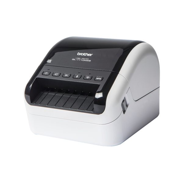 Brother QL-1110NWBC impresora de etiquetas Térmica directa 300 x 300 DPI 110 mm/seg Inalámbrico y alámbrico Ethernet DK Wifi Bluetooth - Imagen 2