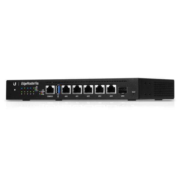 Ubiquiti EdgeRouter 6P enrutador Gigabit Ethernet Negro - Imagen 2