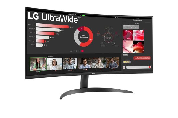 LG 34WR50QK-B pantalla para PC 86,4 cm (34") 3440 x 1440 Pixeles Wide Quad HD Negro - Imagen 3