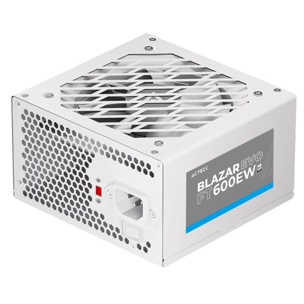 Acteck Blazar Evo FT500EW unidad de fuente de alimentación 500 W 20+4 pin ATX ATX Blanco - Imagen 3