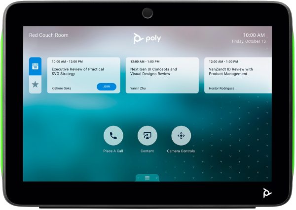 POLY TC10 Black Touch Controller with Poly+ 1 year