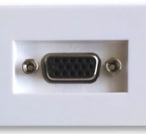 BRobotix 938481 tomacorriente VGA Blanco