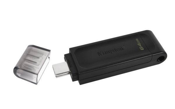 Kingston Technology DataTraveler 70 unidad flash USB 64 GB USB Tipo C 3.2 Gen 1 (3.1 Gen 1) Negro - Imagen 4