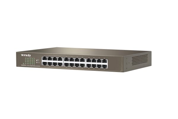 Tenda 24-port Gigabit Ethernet Switch No administrado Azul - Imagen 4