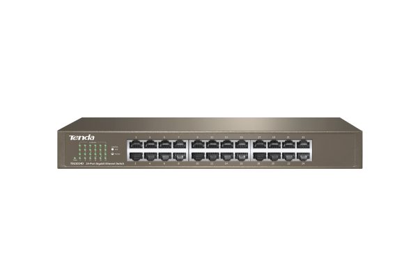 Tenda 24-port Gigabit Ethernet Switch No administrado Azul - Imagen 3