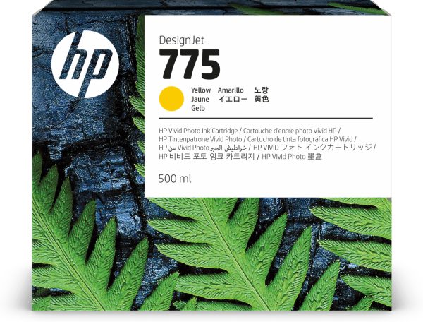 HP Cartucho de tinta 775 amarillo de 500 ml - Imagen 4