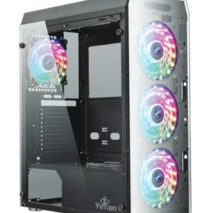 Yeyian YCH-MTA7-01BK gabinete de computadora Midi Tower Negro