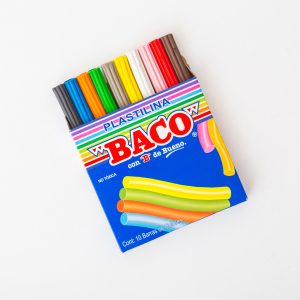 Baco PL013 compuesto para cerámica ó modelaje Arcilla para modelar 180 g Negro