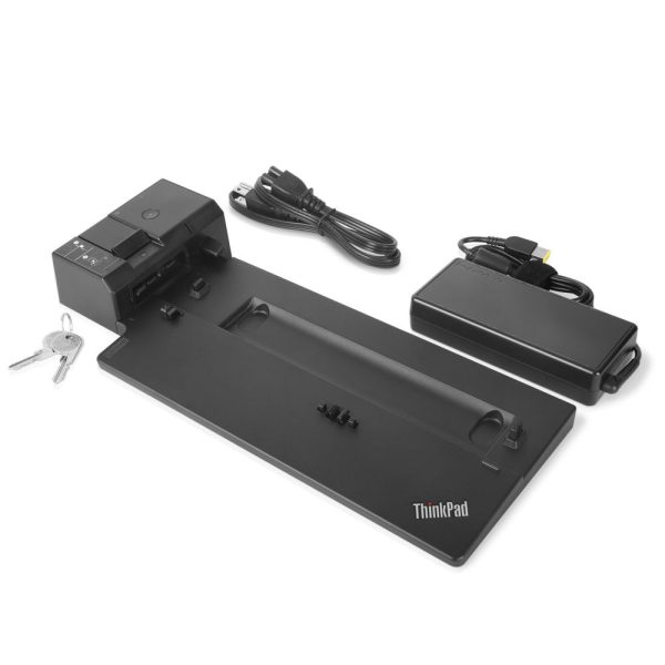 Lenovo 40AJ0135US base para laptop o replicador de puertos Acoplamiento Negro - Imagen 4