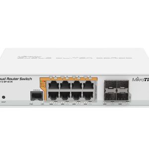 Mikrotik CRS112-8P-4S-IN dispositivo de redes Gigabit Ethernet (10/100/1000) Energía sobre Ethernet (PoE) Blanco