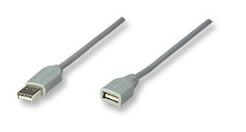 Manhattan 340960 cable USB 4.5 m USB A Gris