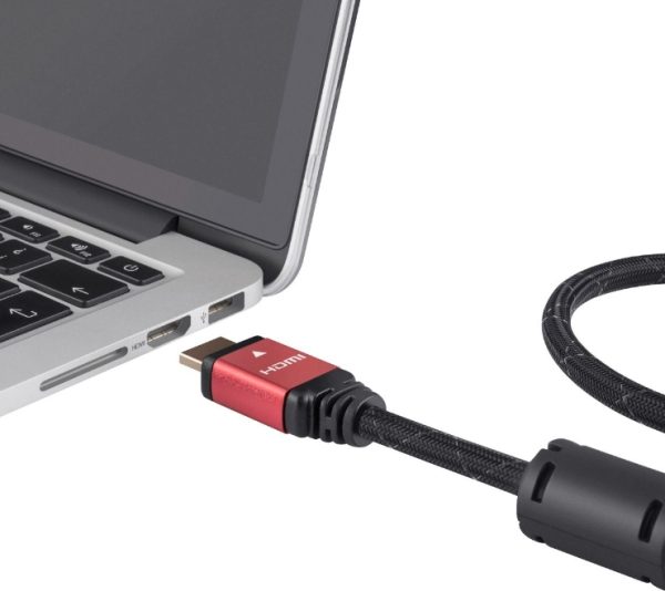 Steren 299-824 cable HDMI 7.2 m HDMI Tipo A (Estándar) Negro, Rojo - Imagen 4